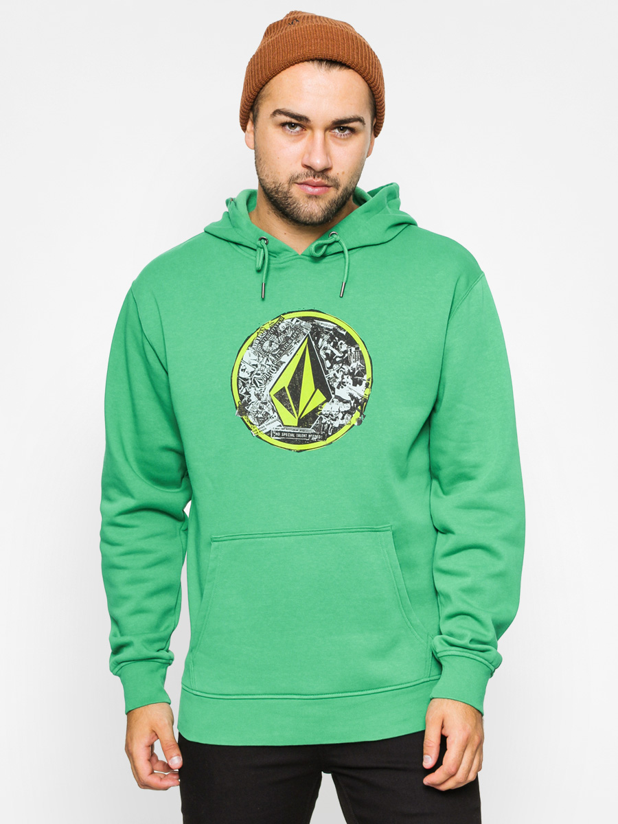 Mikina s kapucí Volcom Public Stone HD (grn)