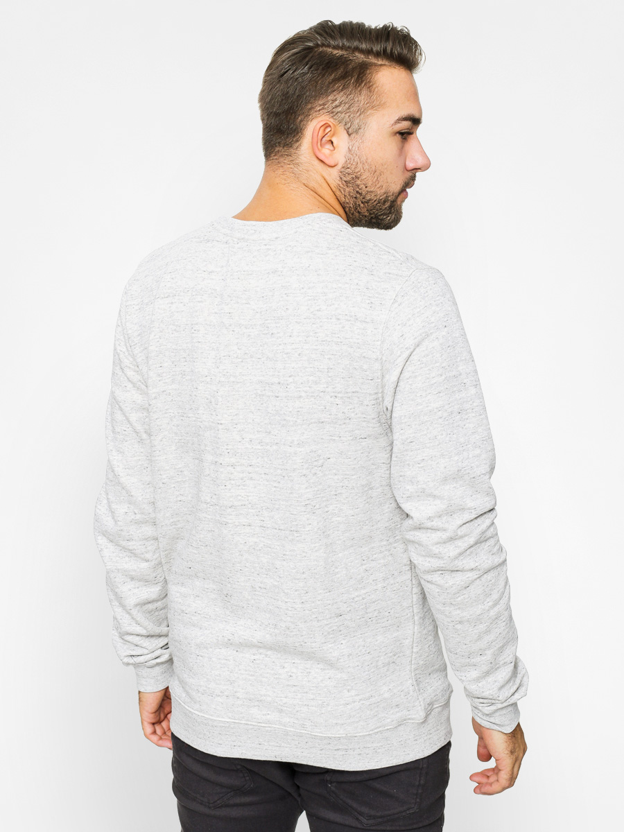 Iriedaily Mikina Chamisso Logo Crew (grey mel)