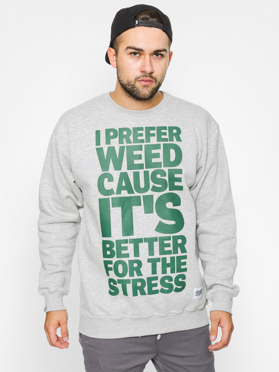 Mikina Diamante Wear Prefer Weed (grey)