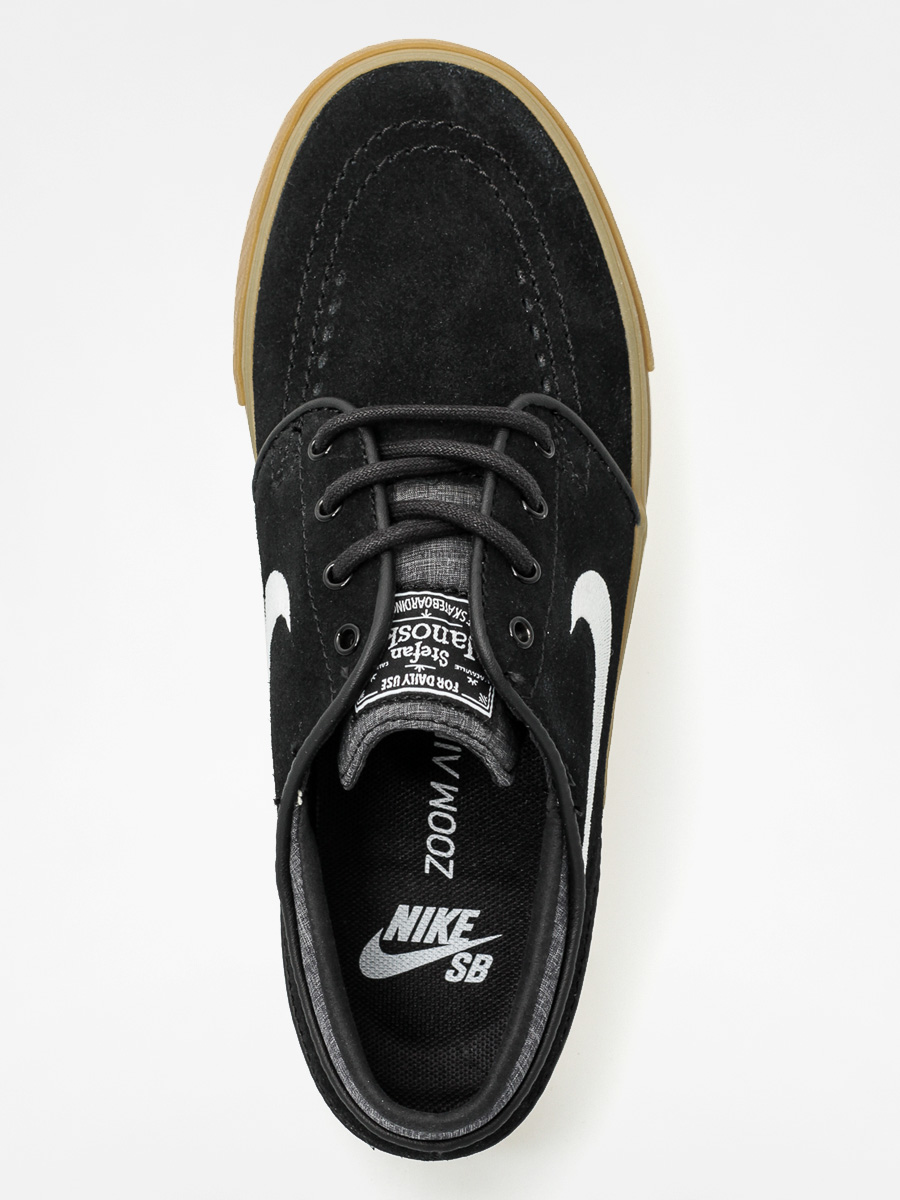 Boty Nike Zoom Stefan Janoski (black/white gum light brown)