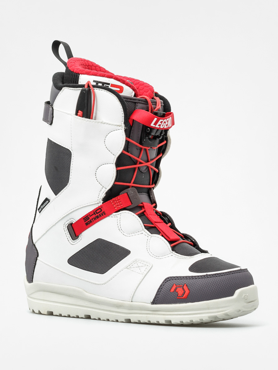 Pánské Boty na snowboard Northwave Legend (white/grey/red)