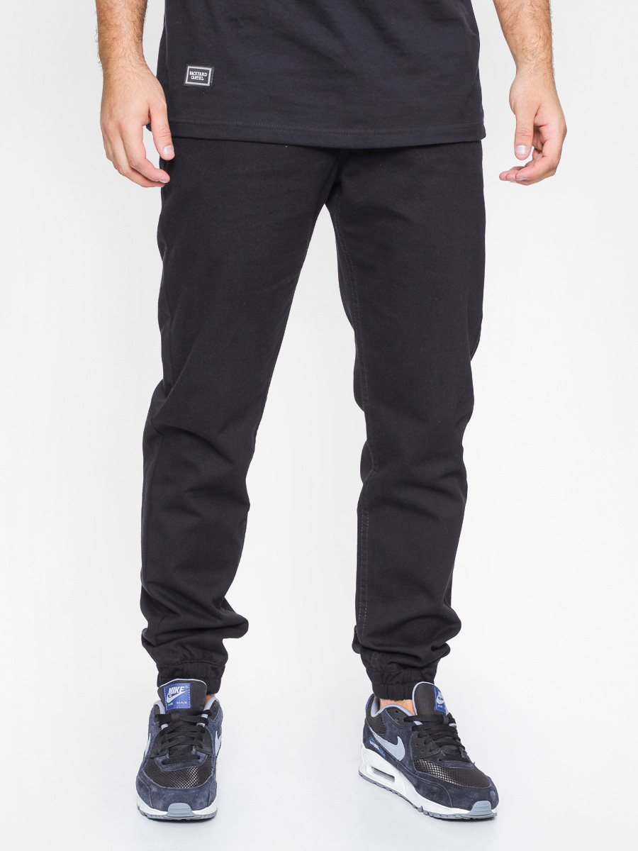 Kalhoty Backyard Cartel Jogger Chino (black)
