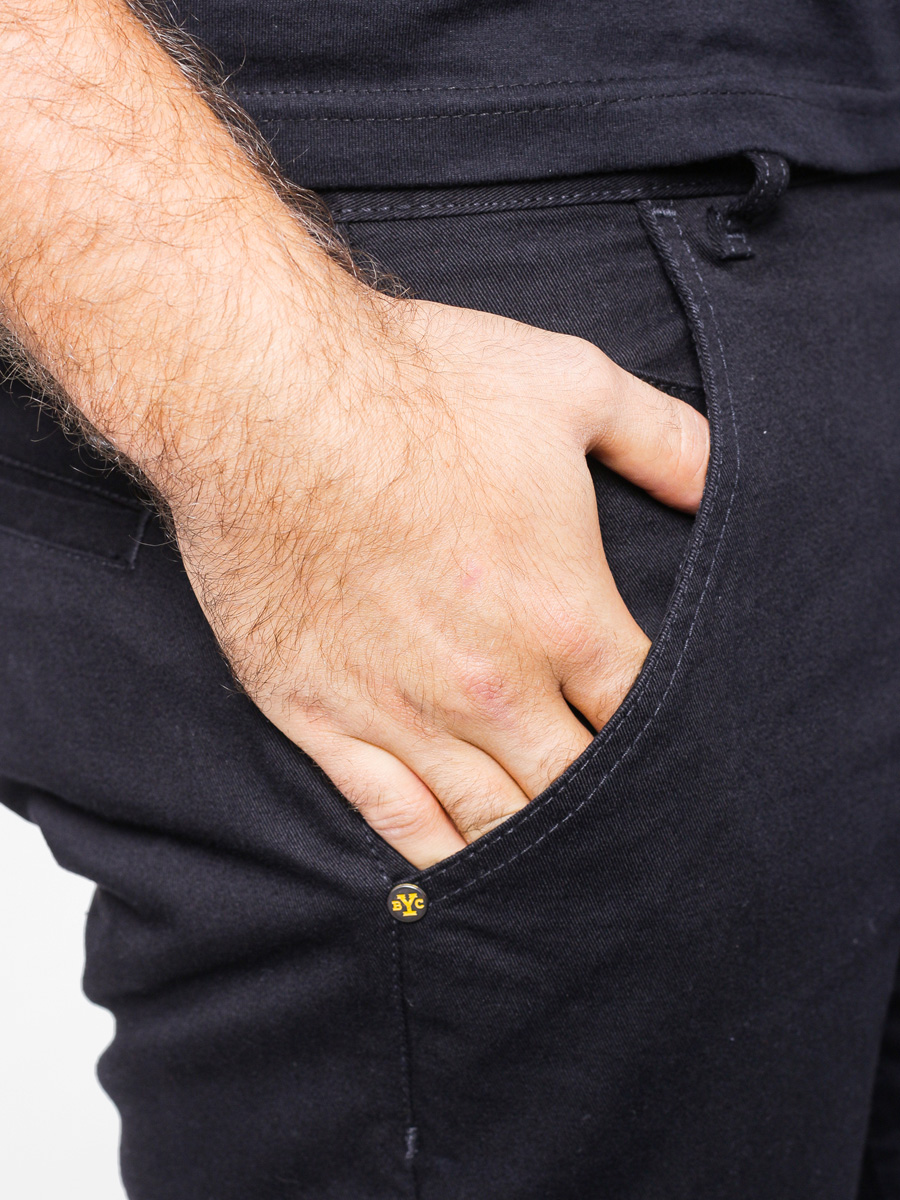 Kalhoty Backyard Cartel Jogger Chino (black)