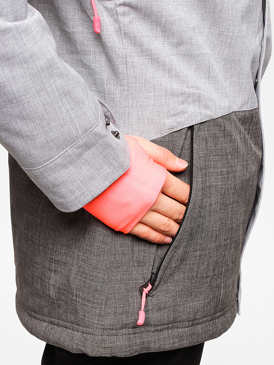 Dámská Snowboardová bunda O'Neill Coral (silver melee)