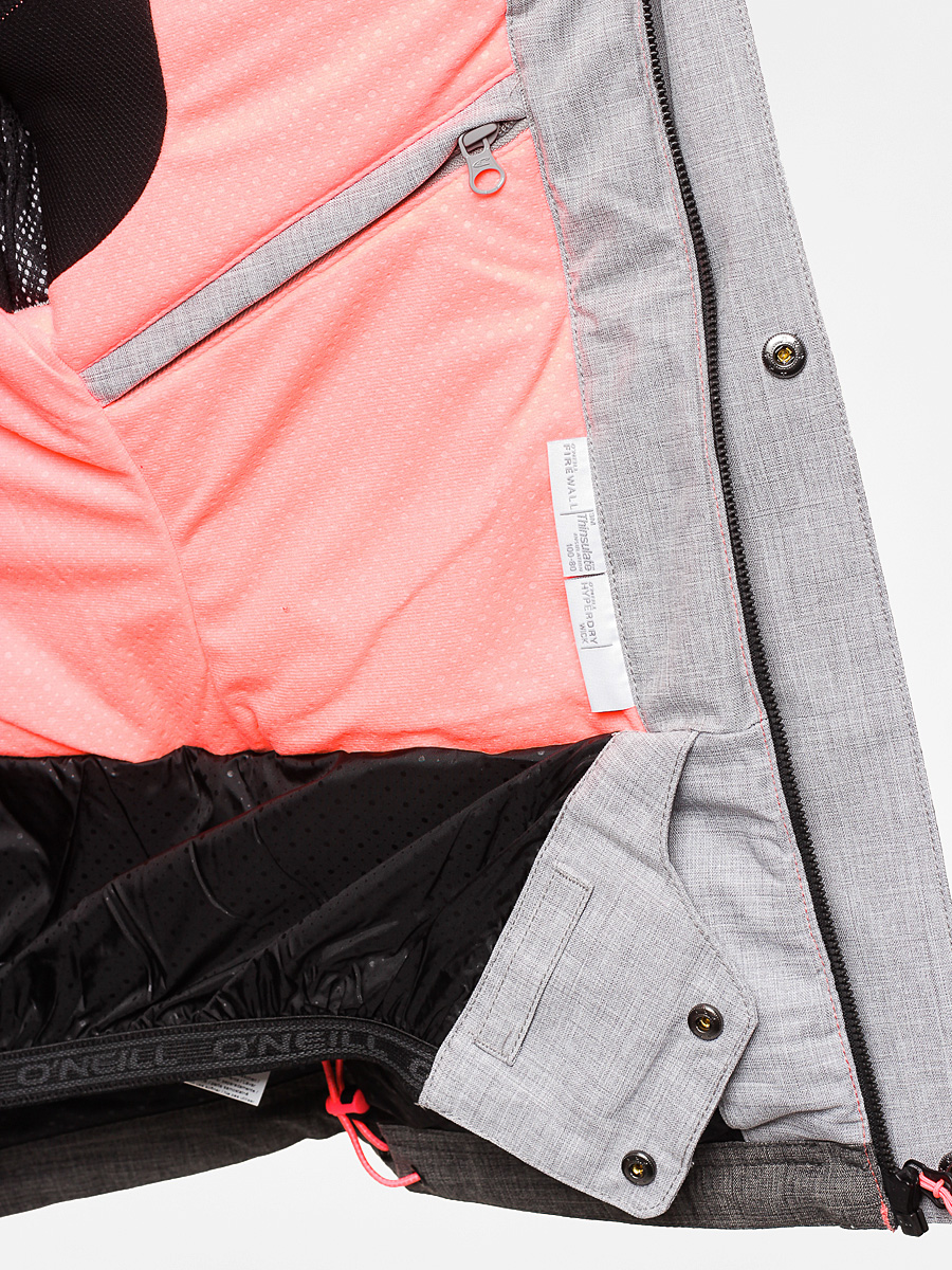 Dámská Snowboardová bunda O'Neill Coral (silver melee)