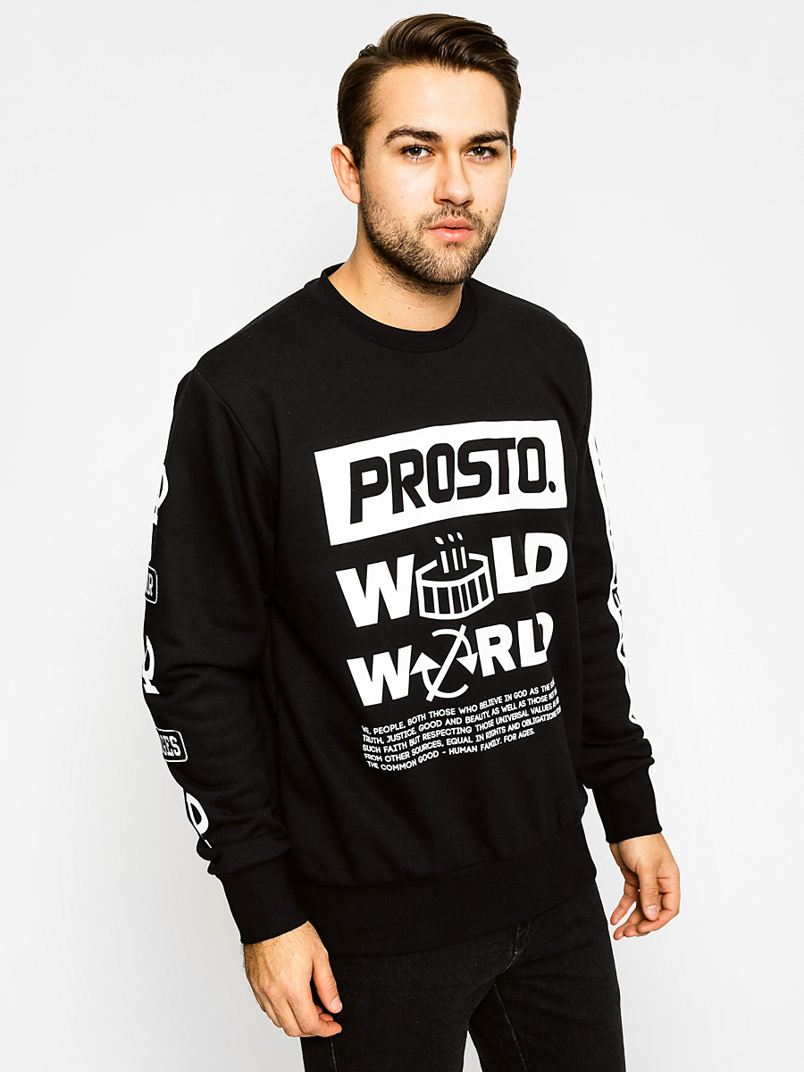 Mikina Prosto Wild World (black)