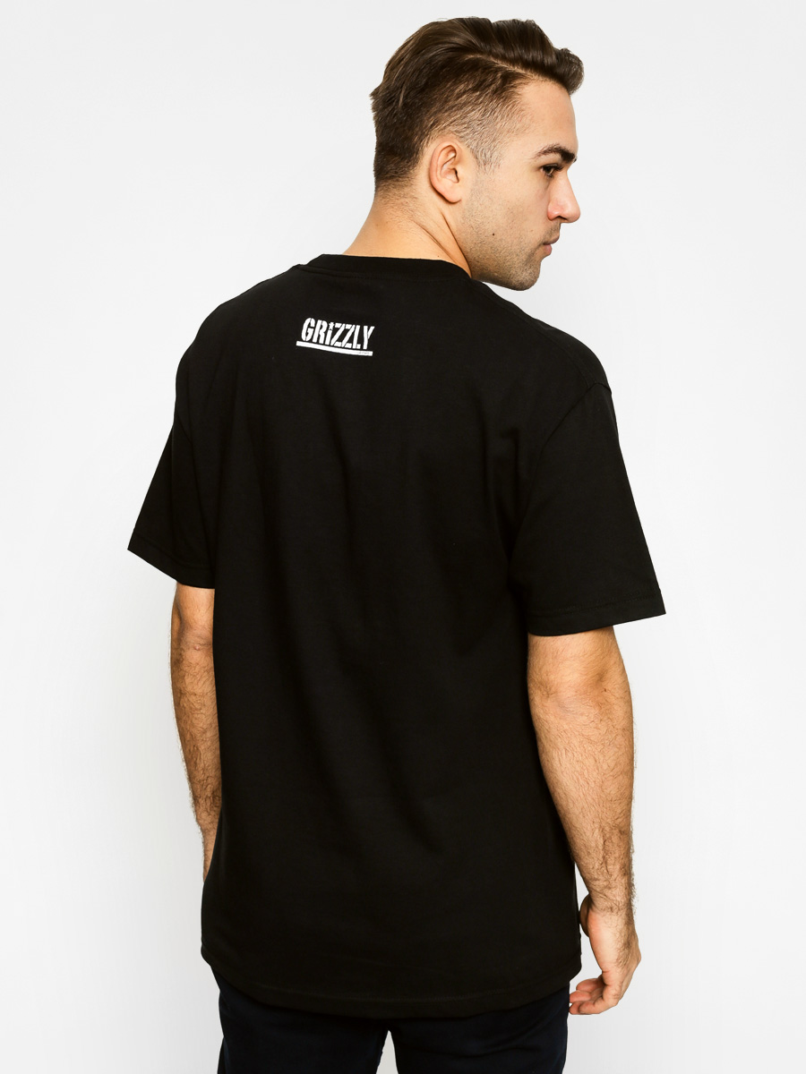 Tričko Diamond Grizzly The Roar (black)