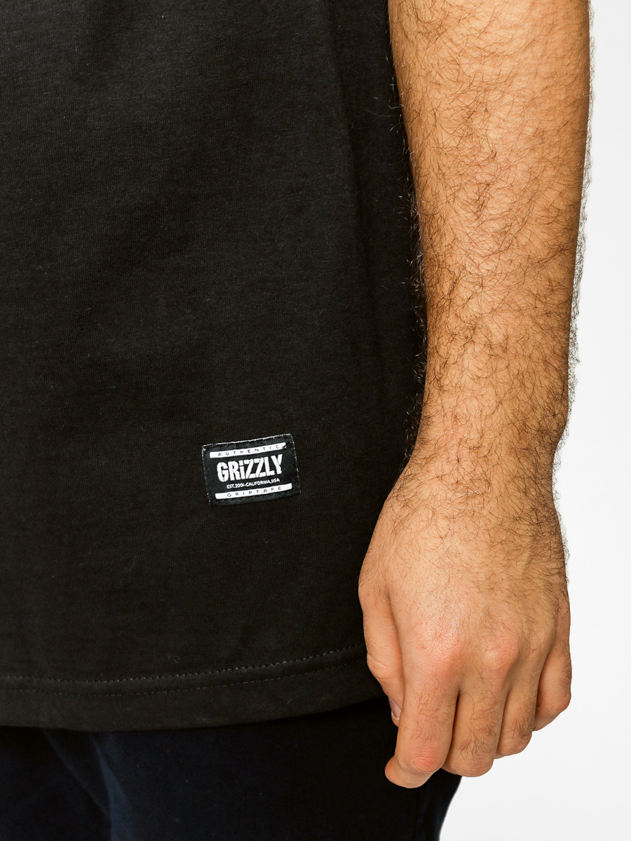 Tričko Diamond Grizzly The Roar (black)