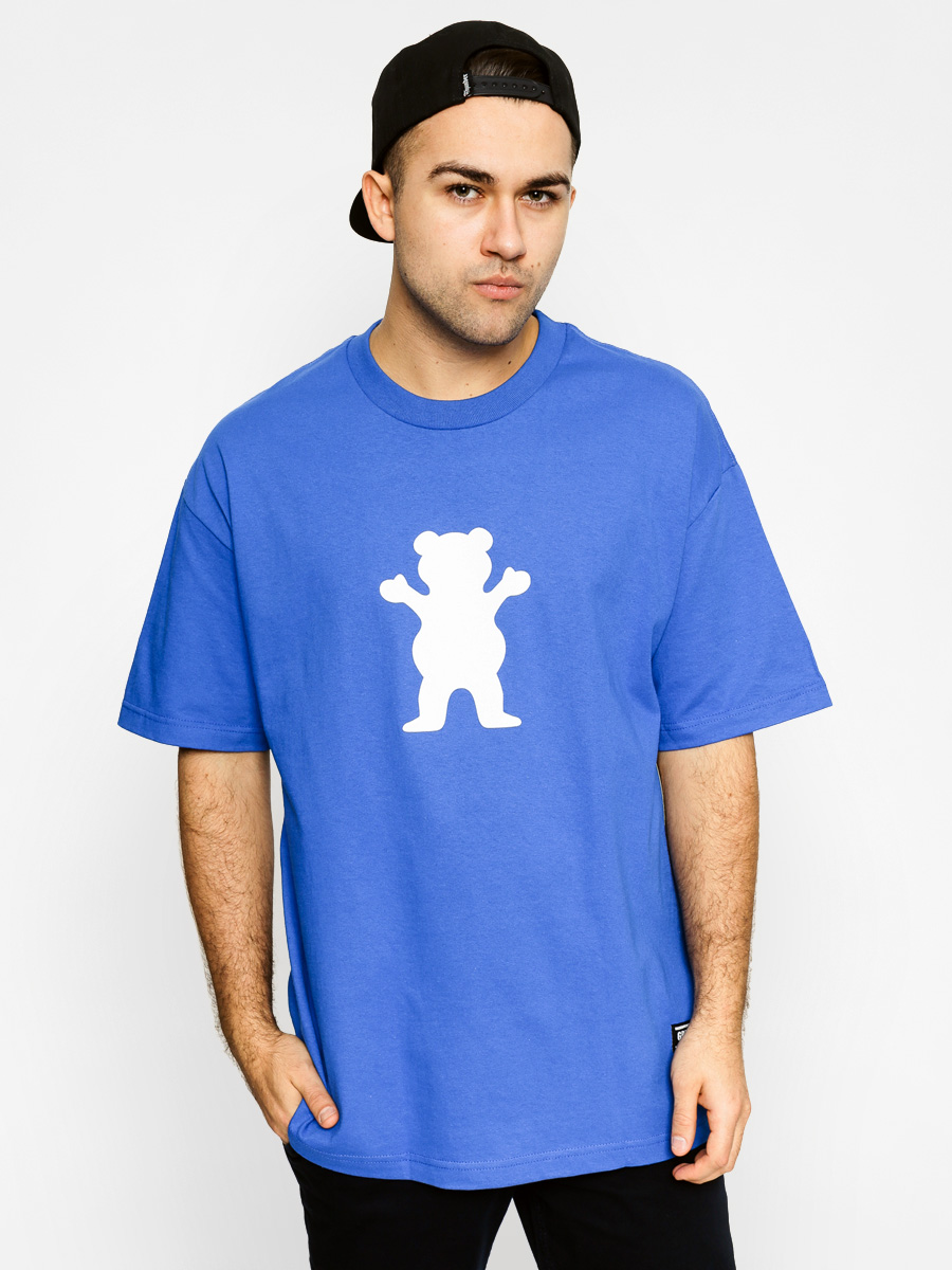 Tričko Diamond Grizzly Og Bear Logo Basic (royal)
