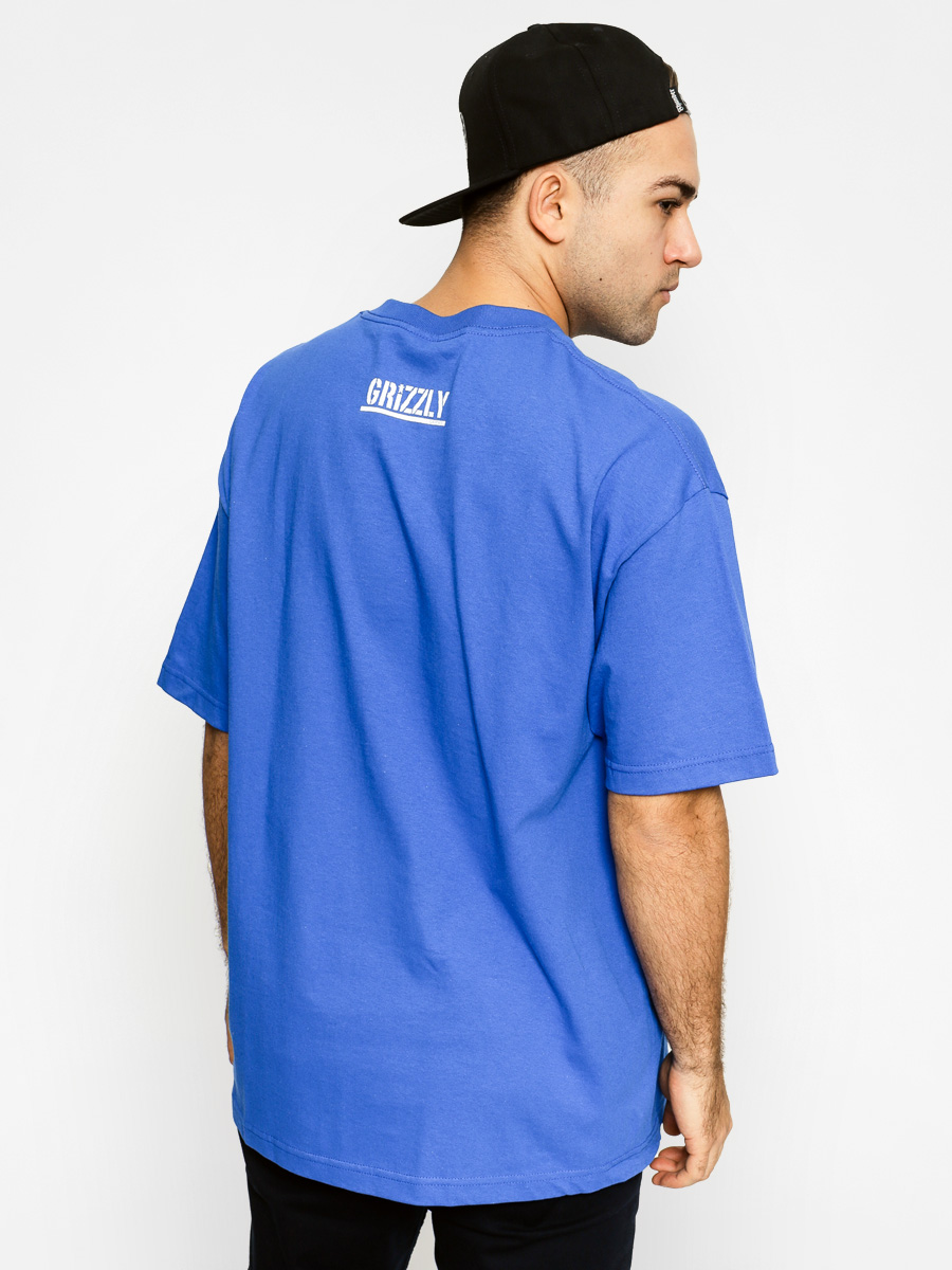 Tričko Diamond Grizzly Og Bear Logo Basic (royal)