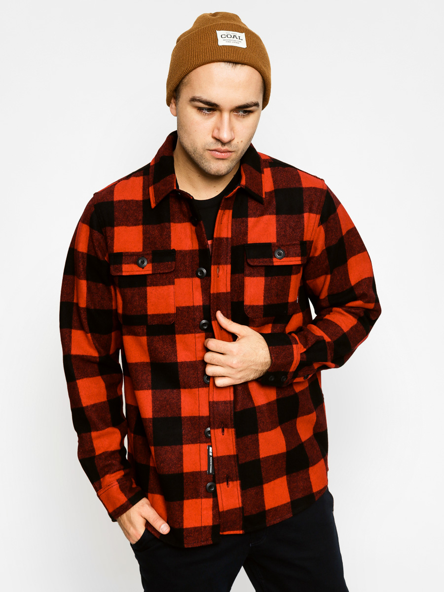 Košile Nike Holgate Wool LS červená (red)