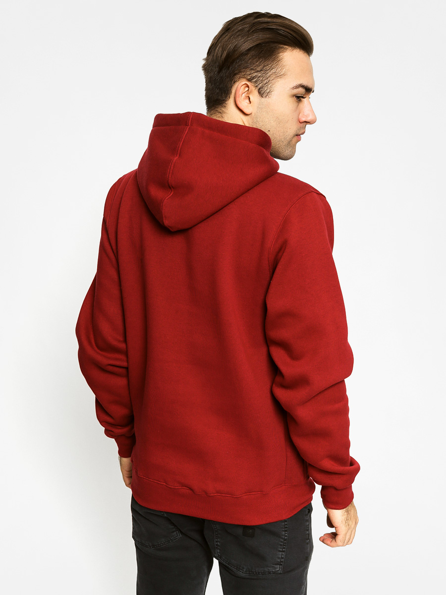 MassDnm Mikina s kapucí Base HD (burgundy)