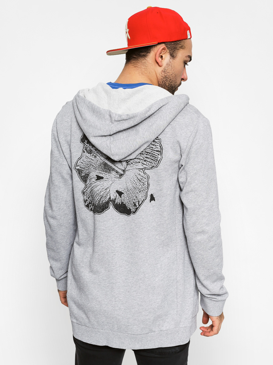 Quiksilver Mikina s kapucí Ghetto Surf ZHD (heather grey)