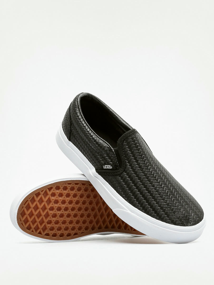 Vans slip on top embossed weave