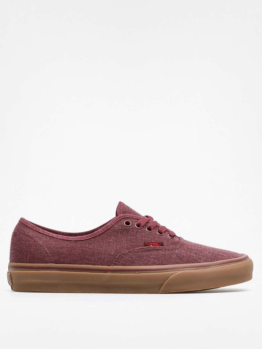Vans Boty Authentic (washed canvas/port royale/gum)