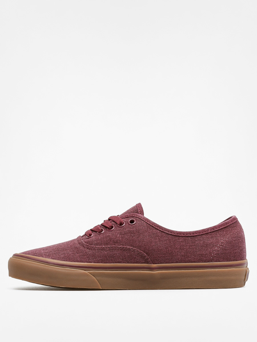 Vans Boty Authentic (washed canvas/port royale/gum)