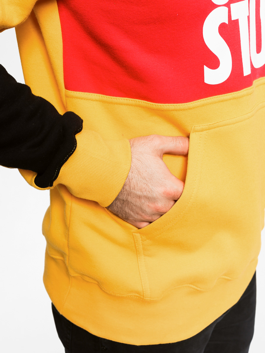 Koka Mikina s kapucí Good Stuff HD (yellow/black/red)