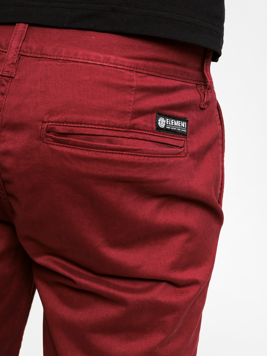 Element Kraťasy Howland WK (oxblood red)