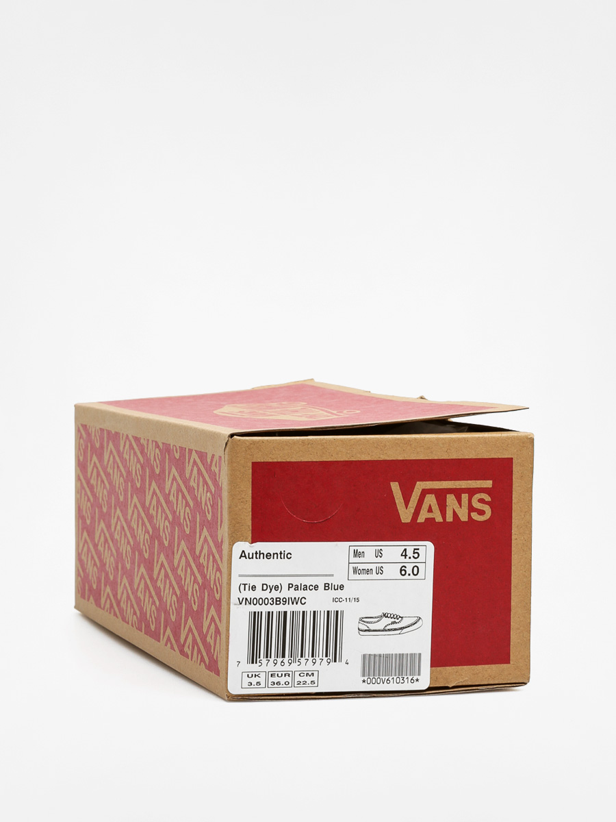 Vans Boty Authentic (tie dye/palace blue)