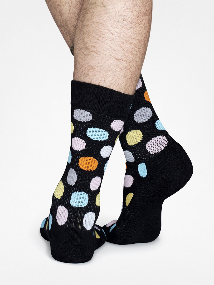 Happy Socks Ponožky Athletic Big Dot (black/multi)