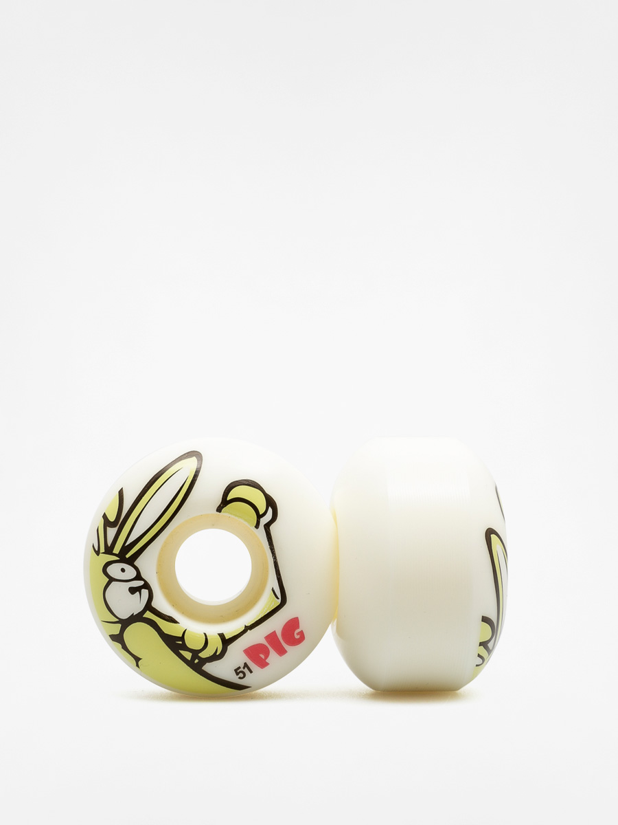 Pig Kolečka Rabbit (white/yellow)