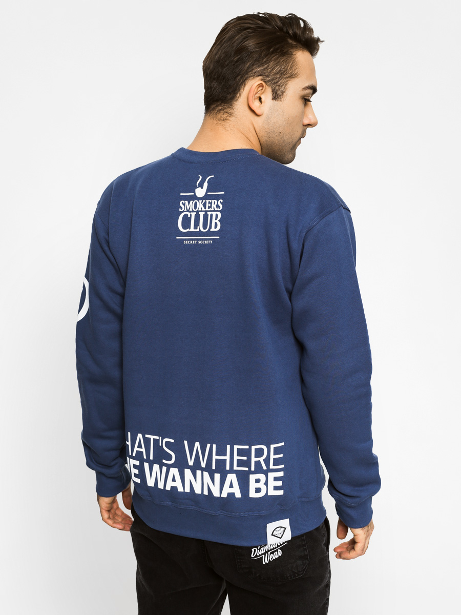 Diamante Wear Mikina Clouds (steal blue)