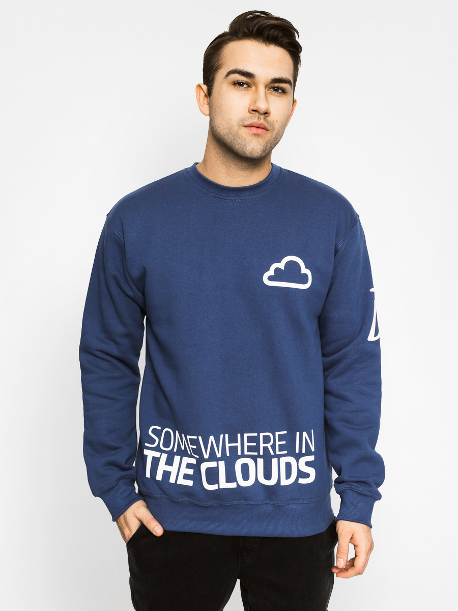 Diamante Wear Mikina Clouds (steal blue)