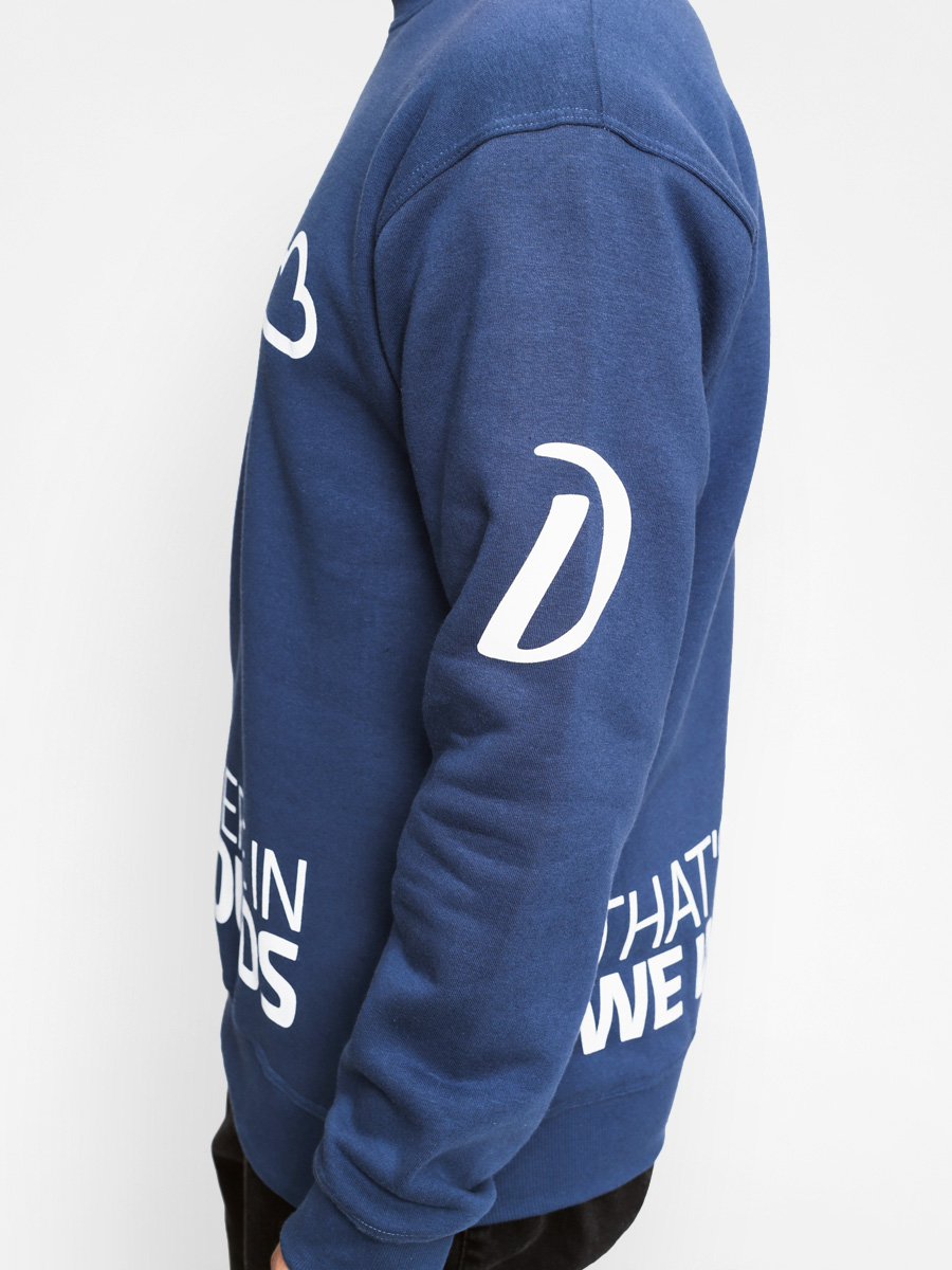 Diamante Wear Mikina Clouds (steal blue)