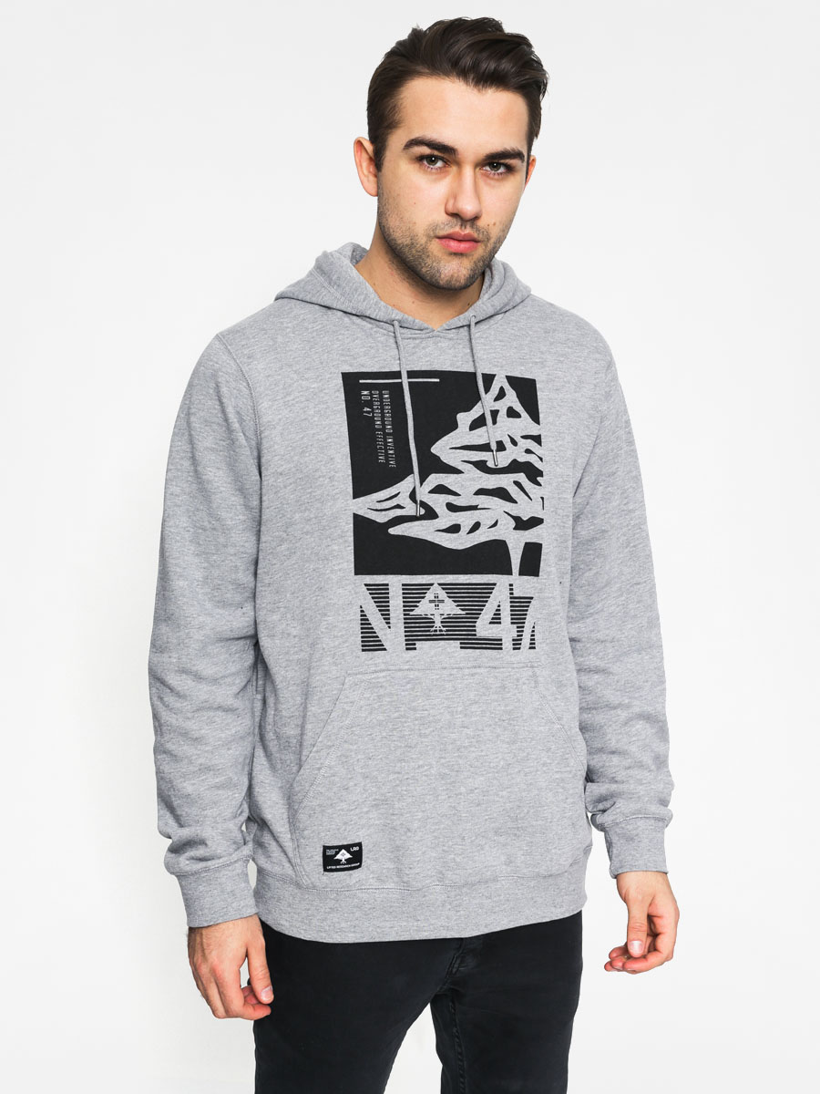 LRG Mikina s kapucí Tales Of The Tree HD (grey/black)