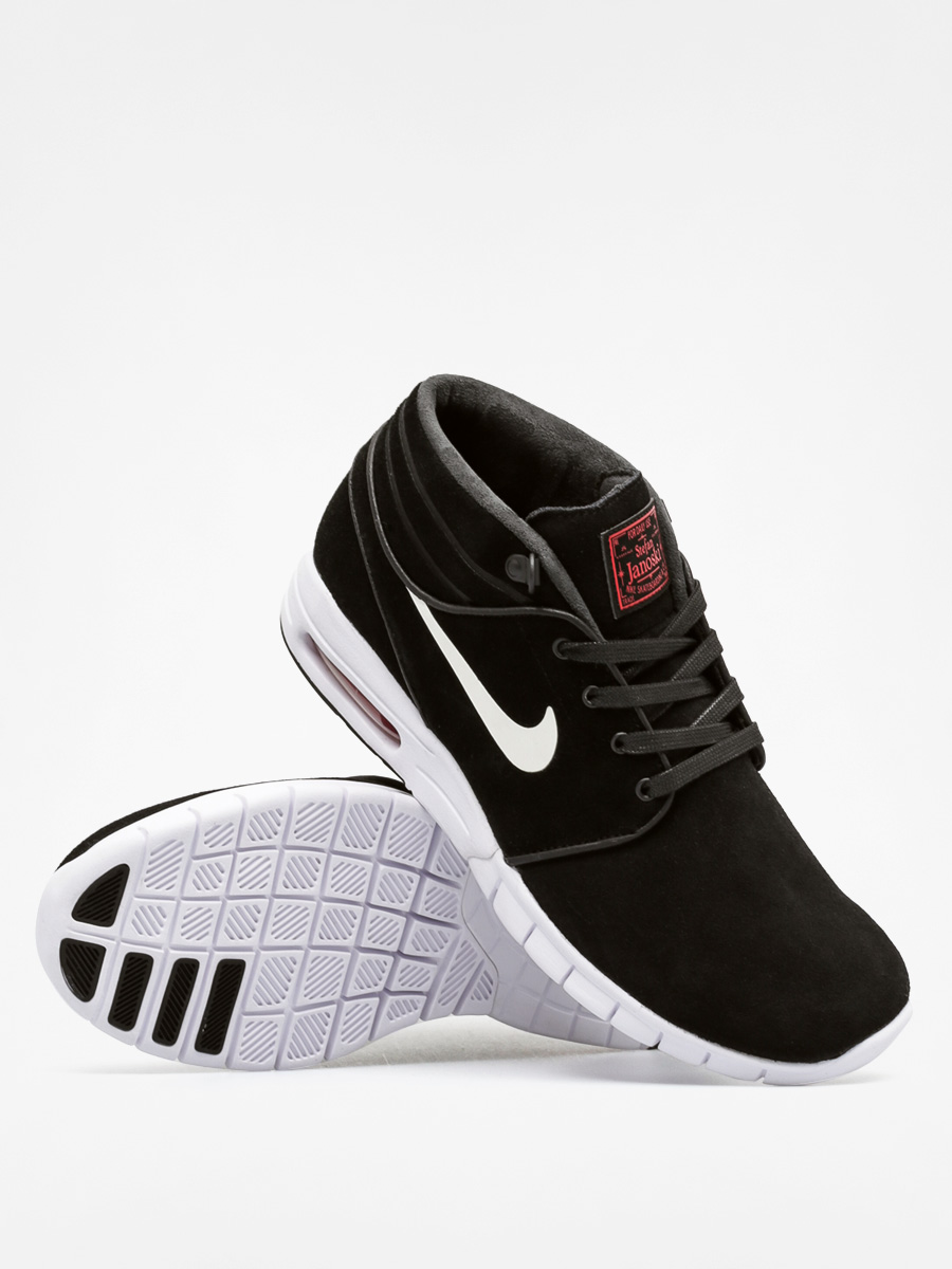 Nike Tenisky Stefan Janoski Max Mid L (black/white university red)