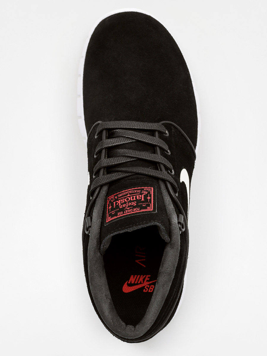 Nike Tenisky Stefan Janoski Max Mid L (black/white university red)