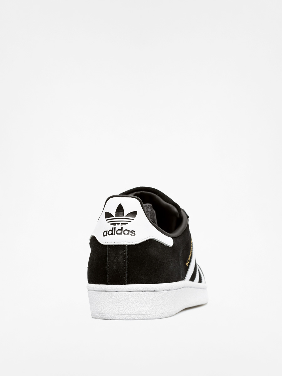 adidas superstar womens black suede