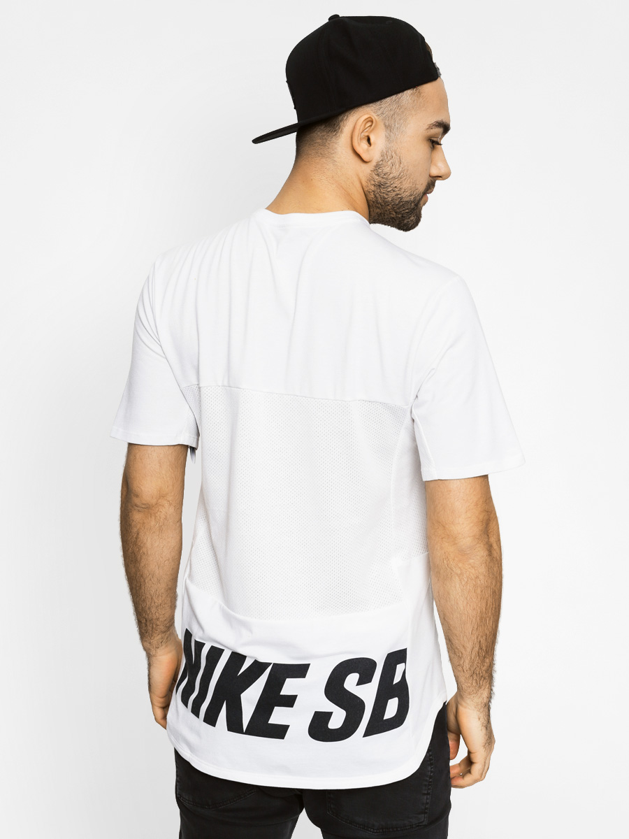 Nike Tričko Sb Skyline Dry Fit Cool Gfx Ss (white)