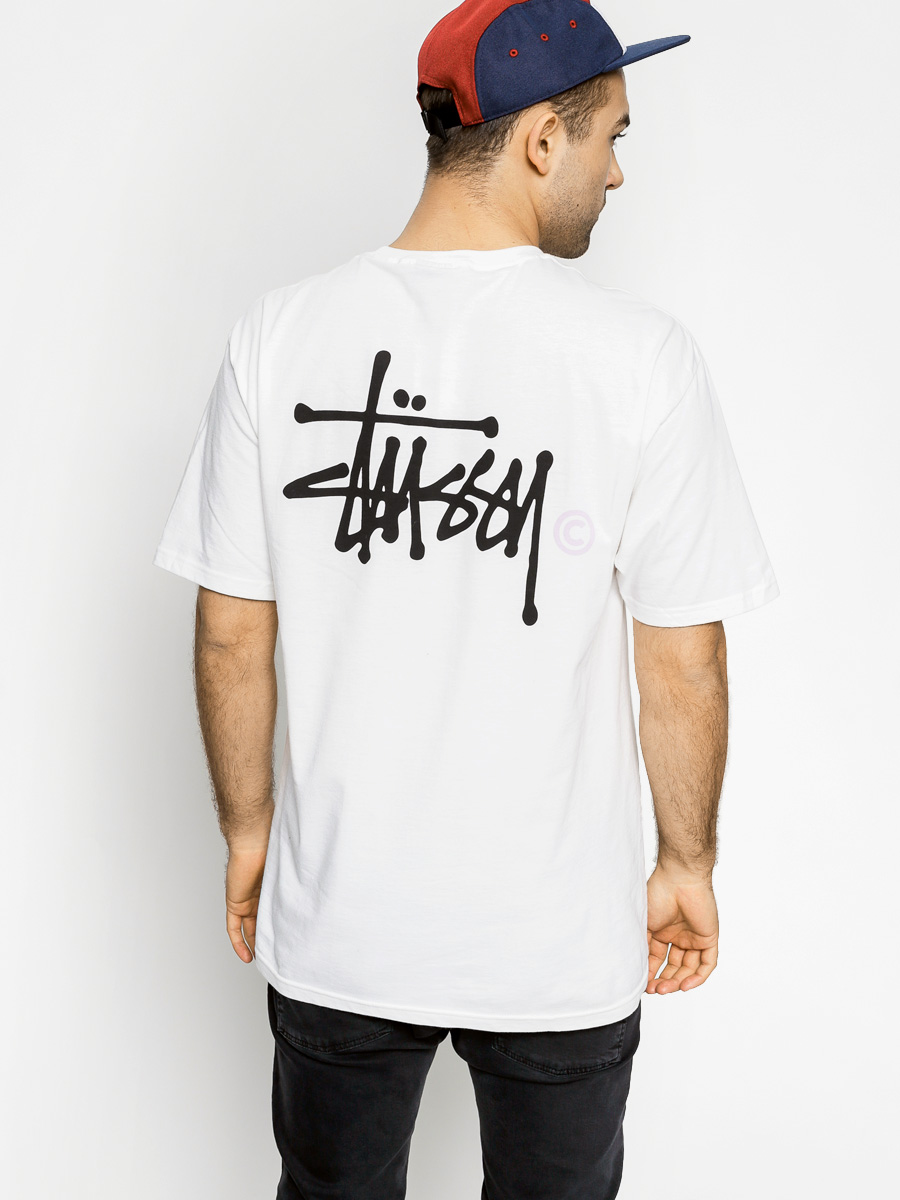 Stussy Tričko Basic Logo Tee (white)