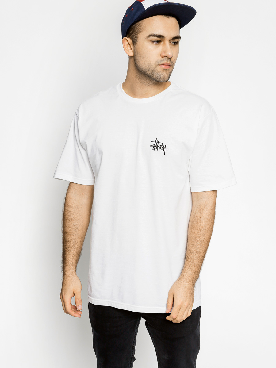 Stussy Tričko Basic Logo Tee (white)