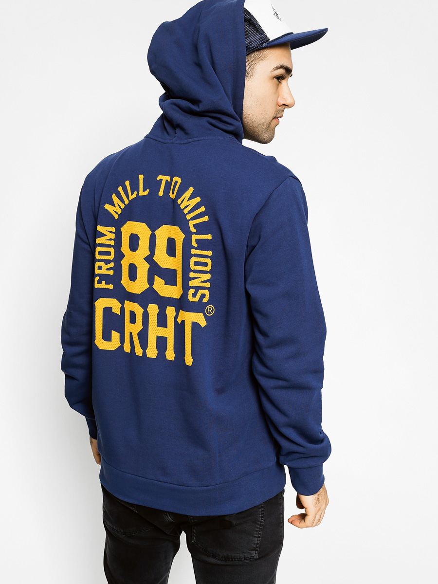 Carhartt Mikina s kapucí Hooded Mill 89 Sweat HD (blue/oro)