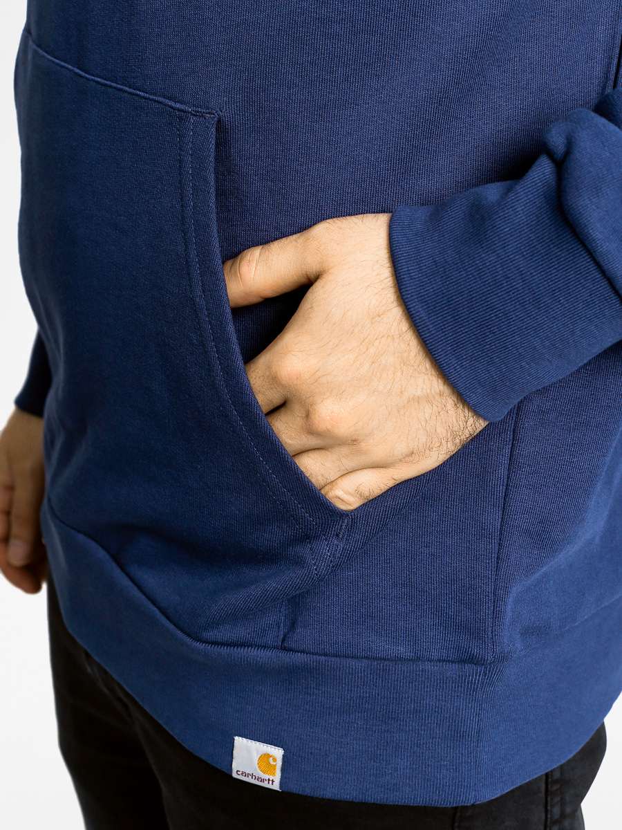 Carhartt Mikina s kapucí Hooded Mill 89 Sweat HD (blue/oro)