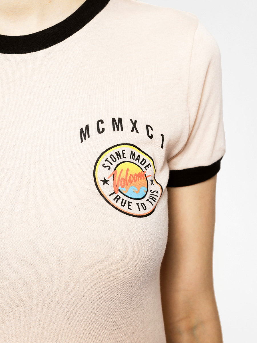 Volcom Tričko Run Around Ringer Wmn (soy)