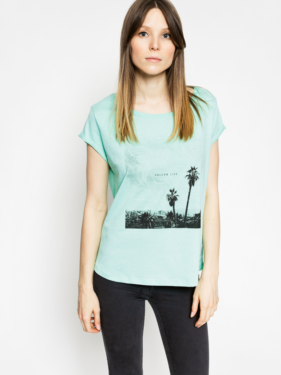 Volcom Tričko Wonder Seeker Wmn (sea)