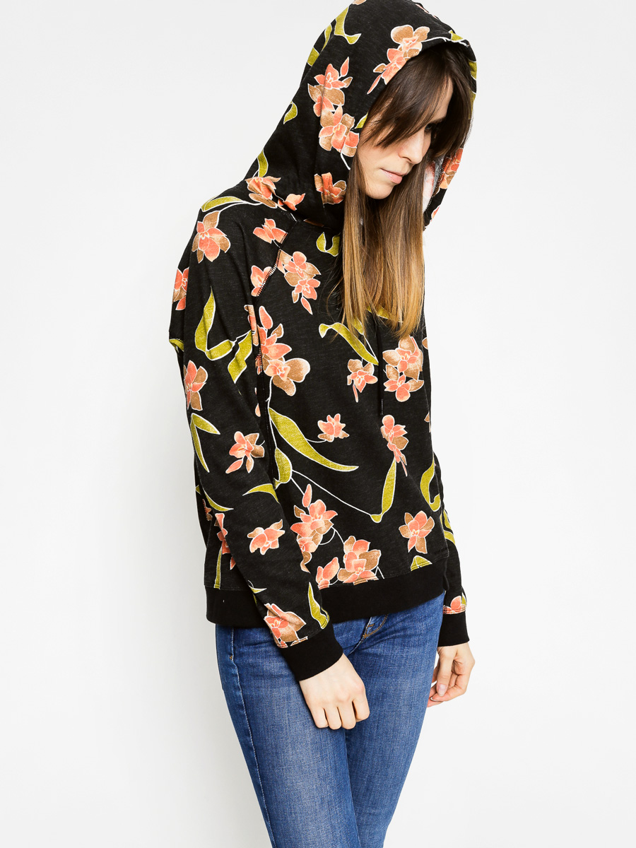 Volcom Mikina s kapucí Sunz Up HD Wmn (blk)