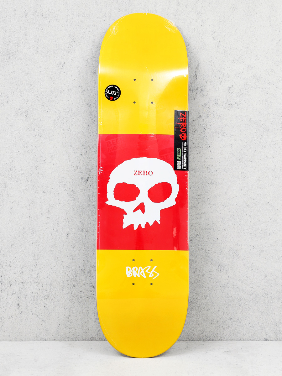 Deska Zero Boserio Single Skull (yellow/red/white)
