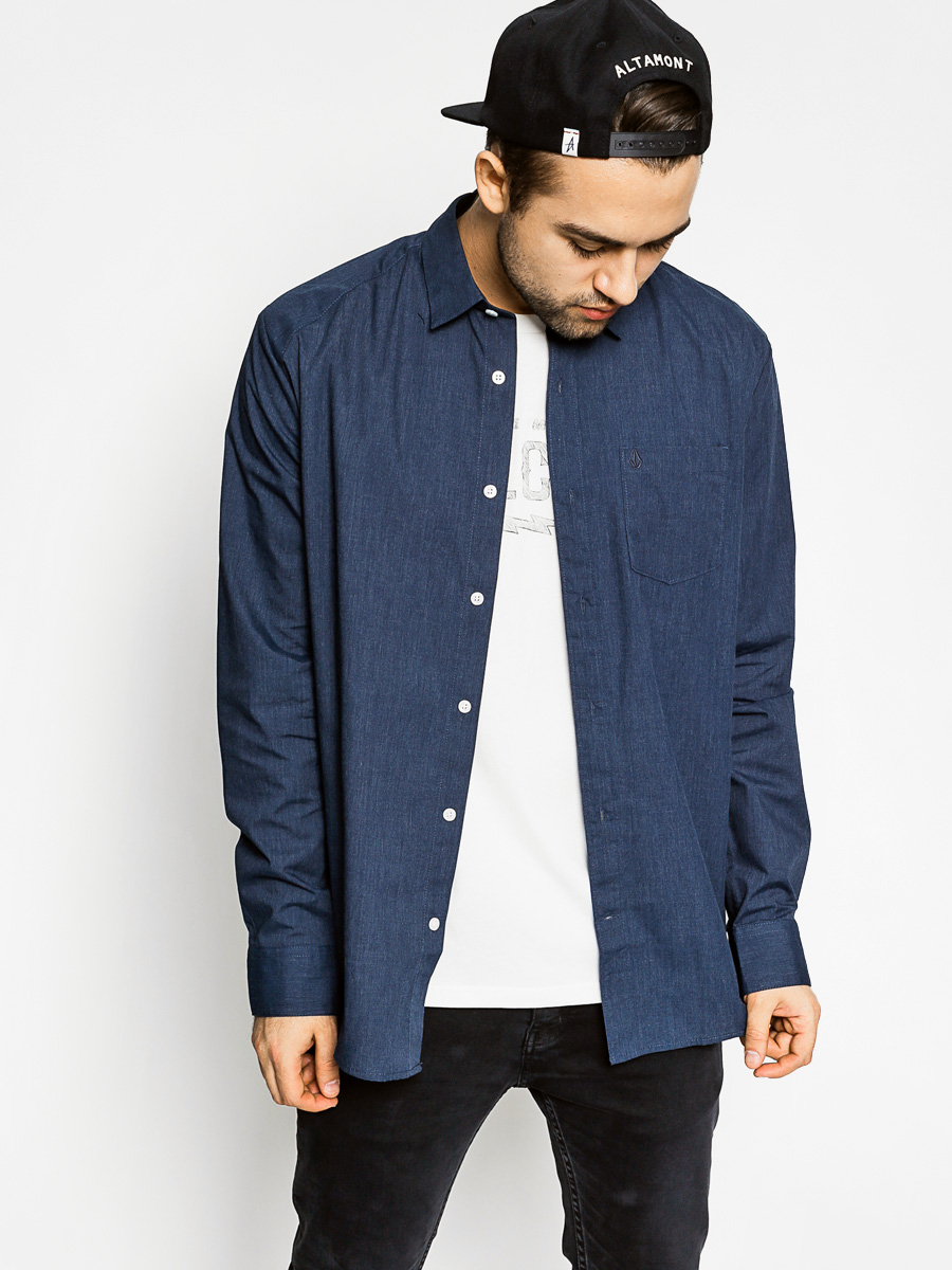 Volcom Košile Everett Solid LS (nvy)