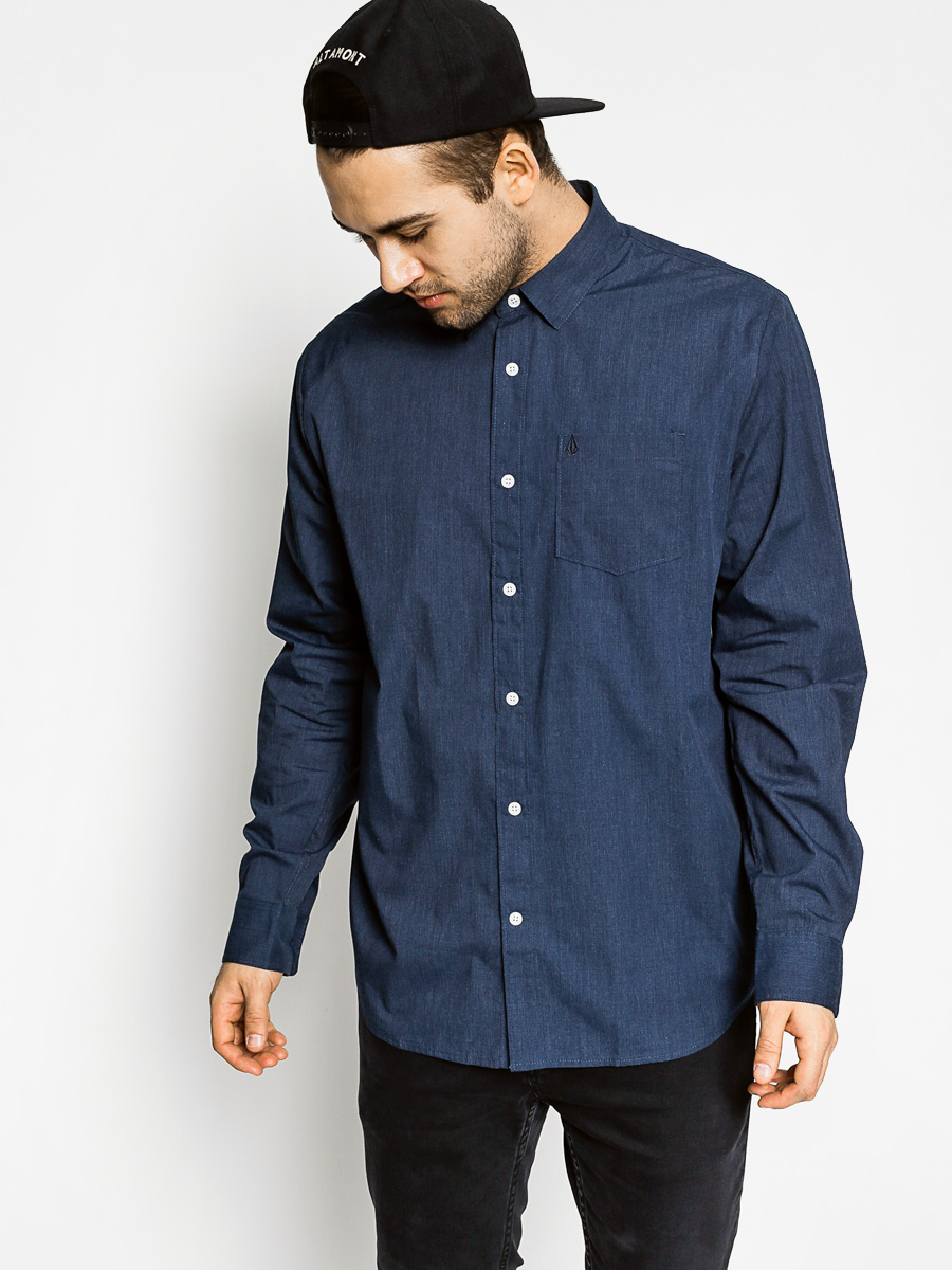 Volcom Košile Everett Solid LS (nvy)