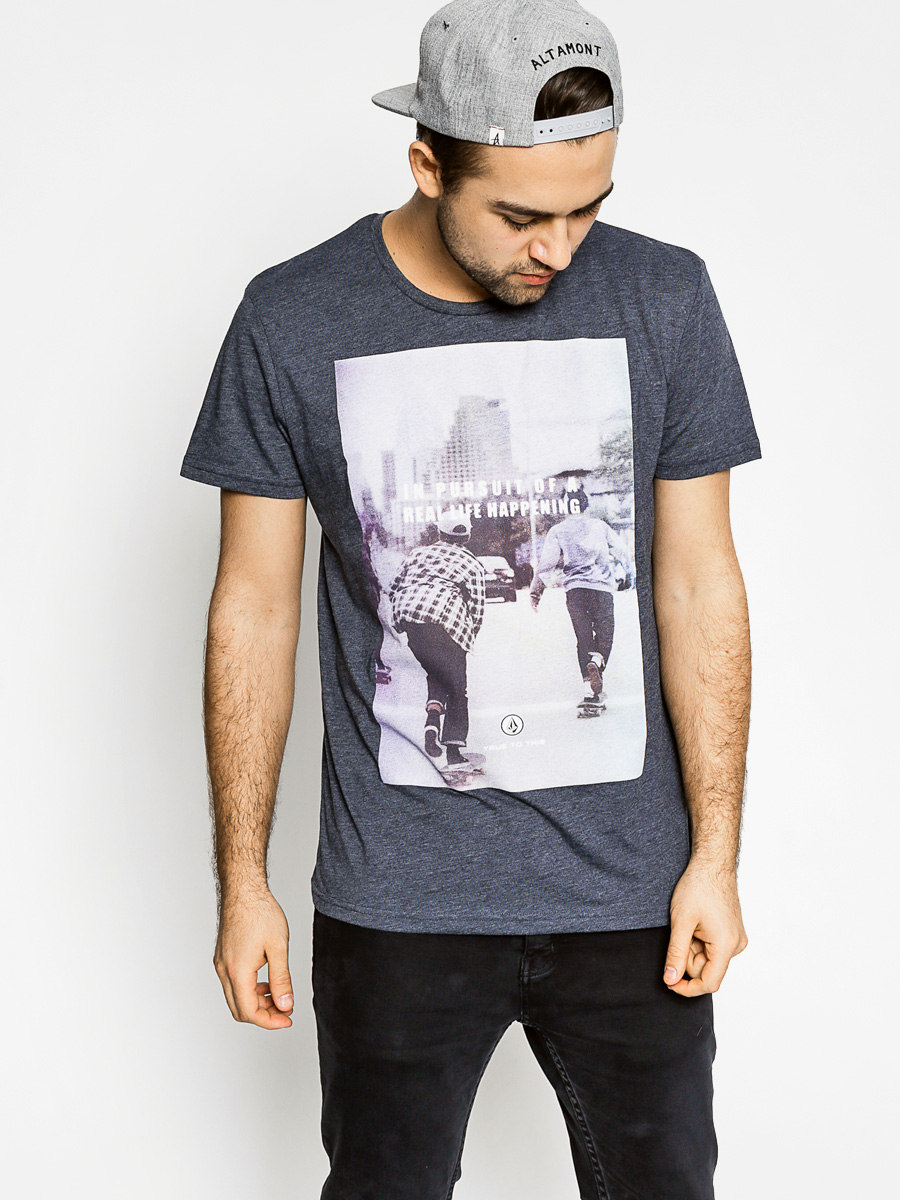 Volcom Tričko Liberated Str Hth (nvy)