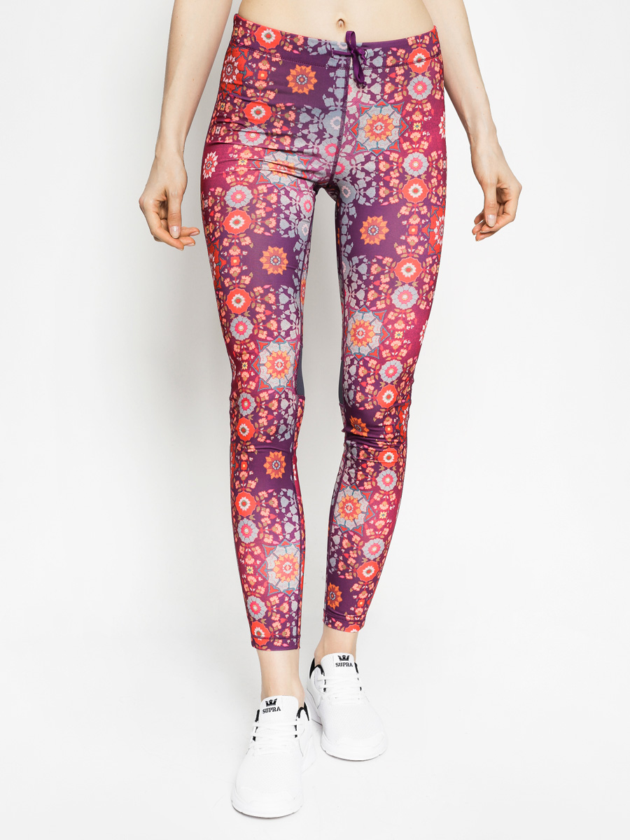 Dámské Roxy Termoleginy Relay Pant (pink/violet/multi)