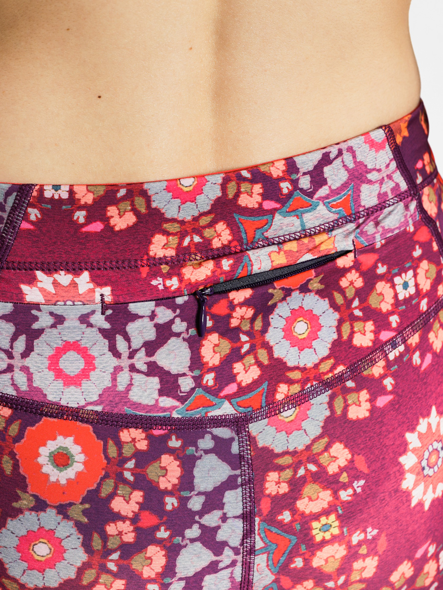 Dámské Roxy Termoleginy Relay Pant (pink/violet/multi)