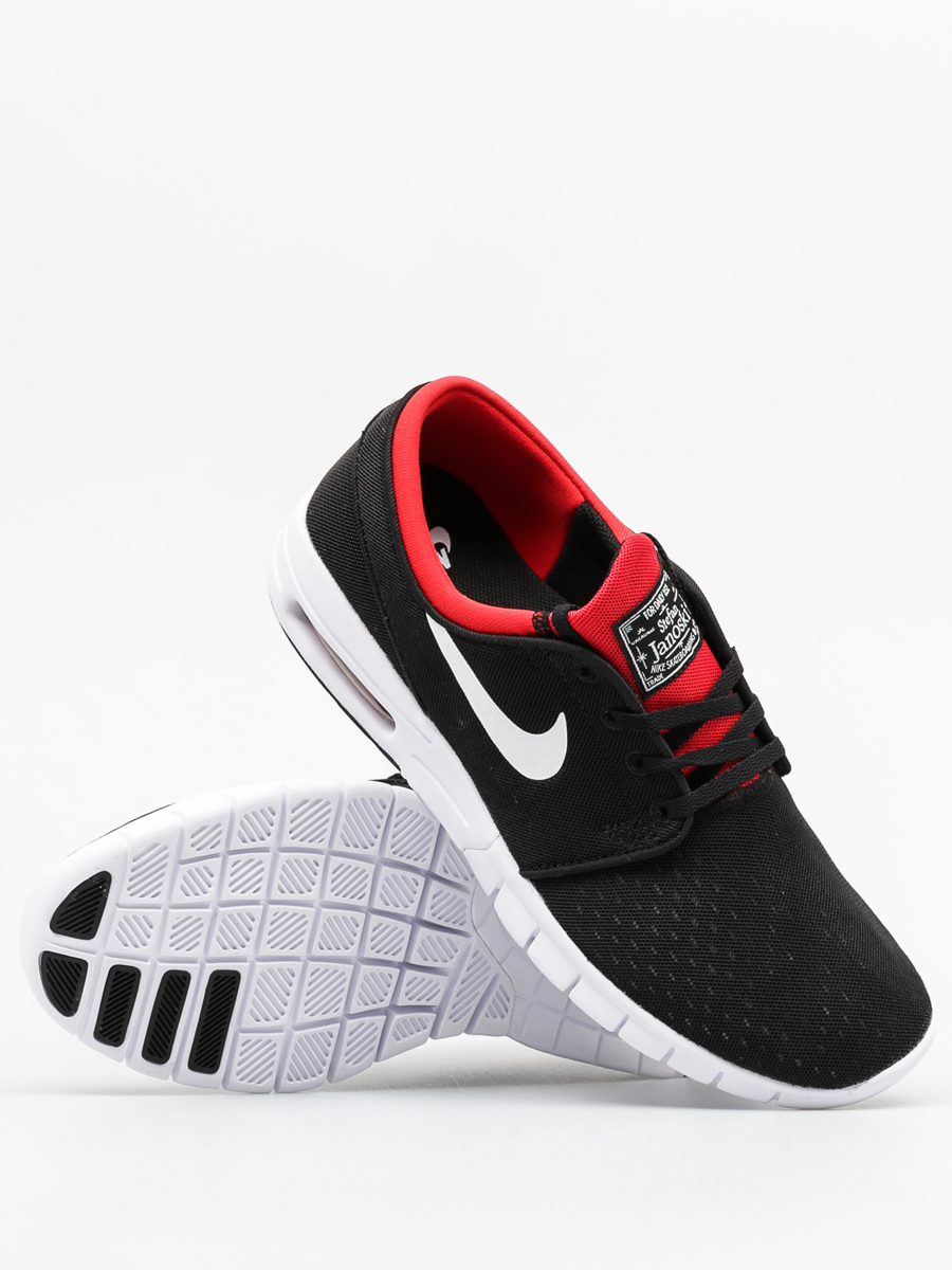 Nike SB Boty Stefan Janoski Max (black/white university red)
