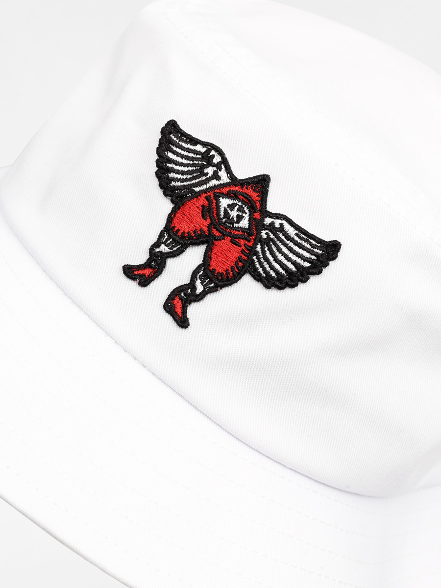 Klobouk RUSH Bucket (white)