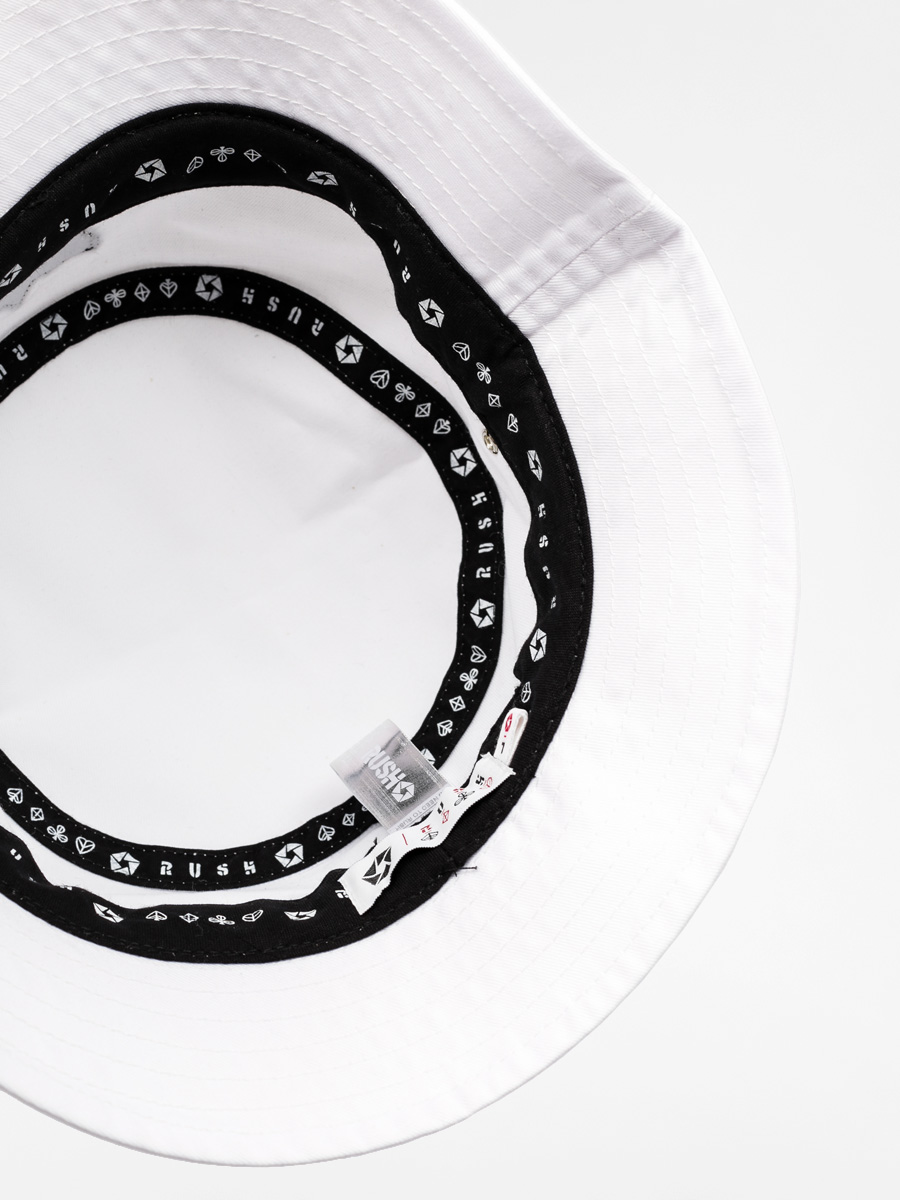 Klobouk RUSH Bucket (white)
