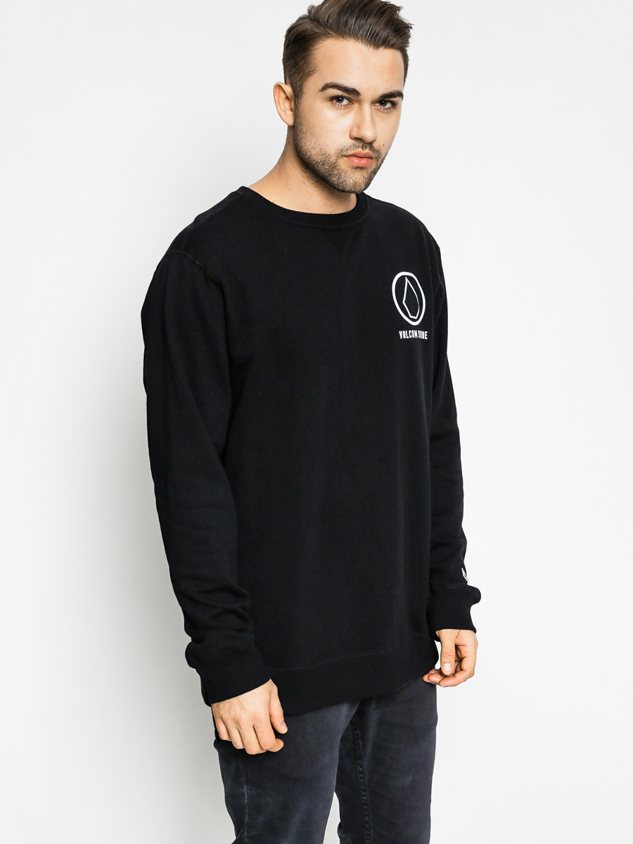 Mikina Volcom Stray Dog Crew (blk)